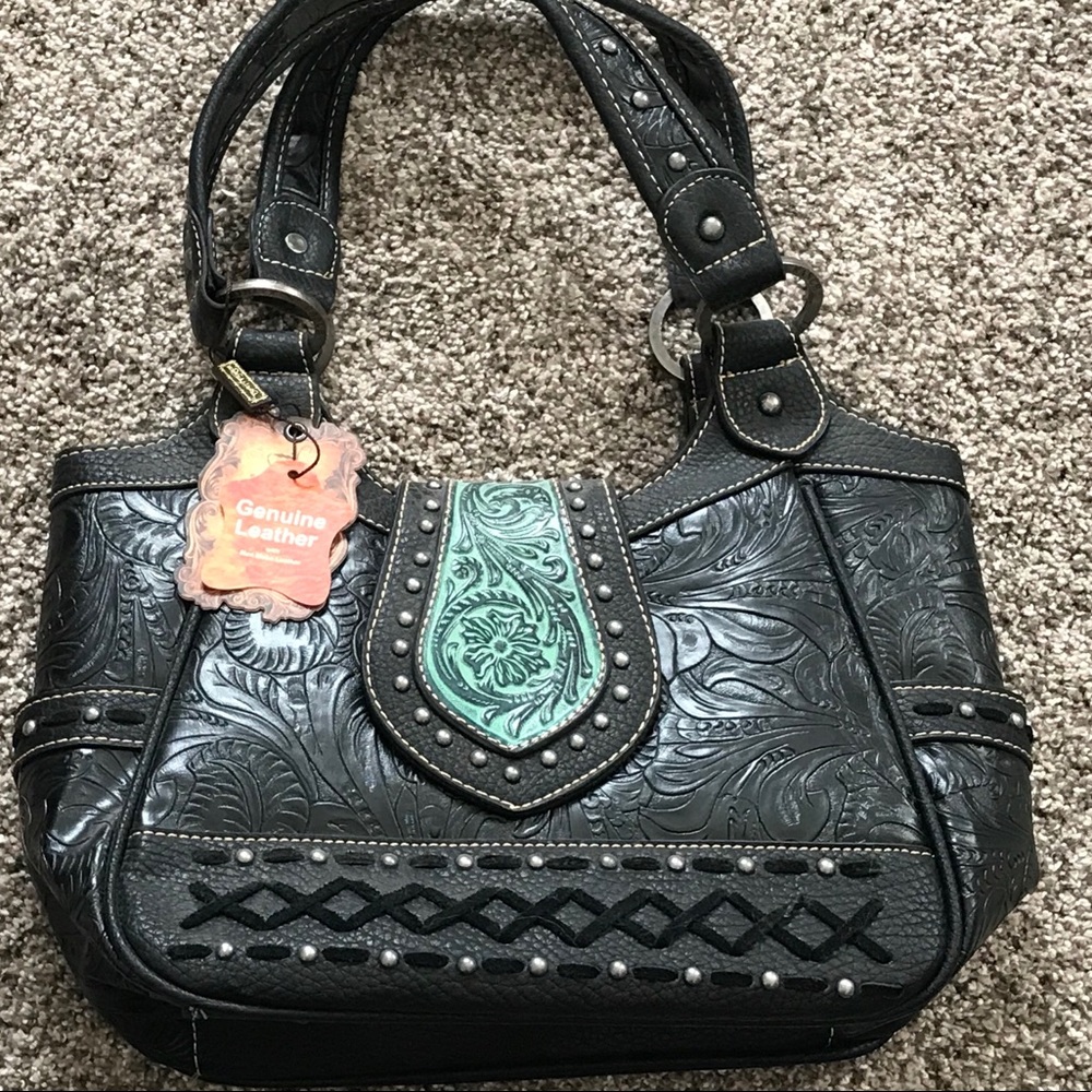 Black Trinity Ranch Purse